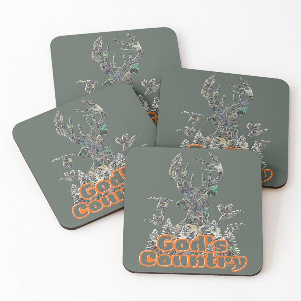Item preview, Copy of God's Country Camouflage Whitetail Buck Deer, Camo Flying Ducks, Deer Hunting Camo Design designed and sold by LifeCrush.