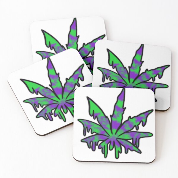 Item preview, Purple Haze Smoke Dripping Weed Leaf designed and sold by StonersBliss.