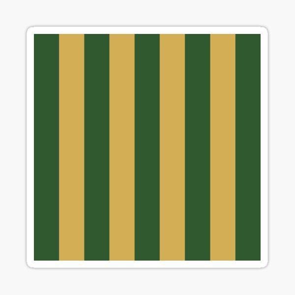 Item preview, Medium PINE GREEN and GOLD Vertical STRIPES designed and sold by RachelMacht.