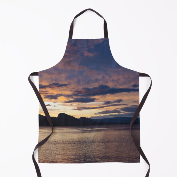 Item preview, Vibrant Sunset Sky View of Okanagan Lake and Mountains in Summer designed and sold by Amy Mitchell.
