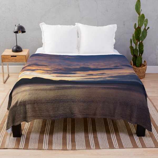 Item preview, Vibrant Sunset Sky View of Okanagan Lake and Mountains in Summer designed and sold by Amy Mitchell.