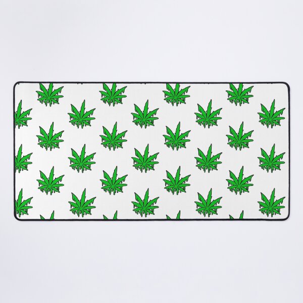 Item preview, Green Dripping Weed Leaf designed and sold by StonersBliss.