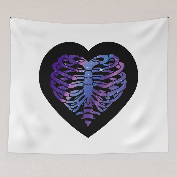 Item preview, Heart Shaped Ribcage | Galaxy Effect designed and sold by LifeAndWonder.