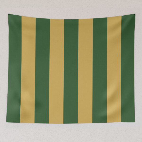 Item preview, Medium PINE GREEN and GOLD Vertical STRIPES designed and sold by RachelMacht.