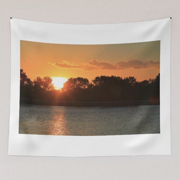 Item preview, Sunset with crepuscular rays designed and sold by zumi.