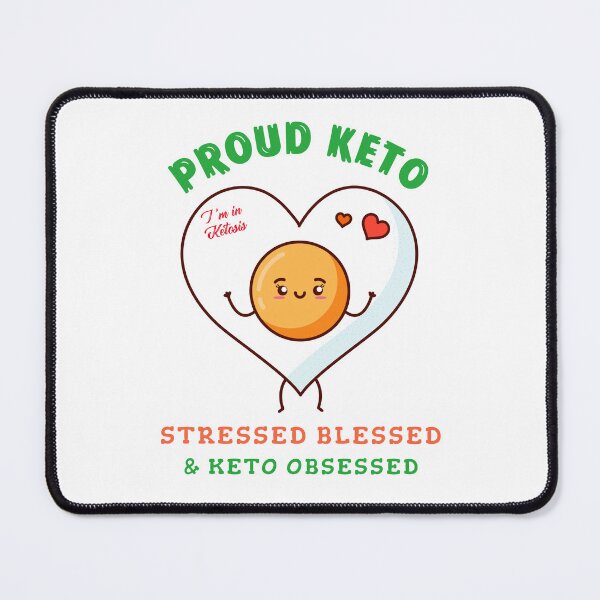 Item preview, Proud Keto Stressed blessed & keto obsessed designed and sold by UnstoppableShpy.