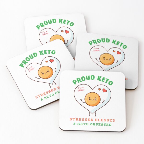 Item preview, Proud Keto Stressed blessed & keto obsessed designed and sold by UnstoppableShpy.