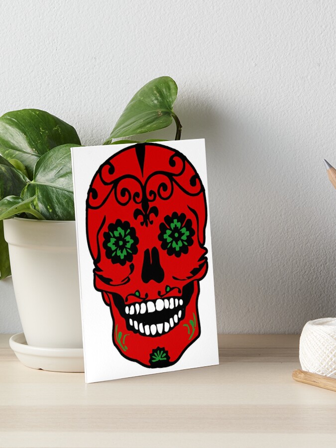 Mexican Sugar Skull #19 | Art Board Print