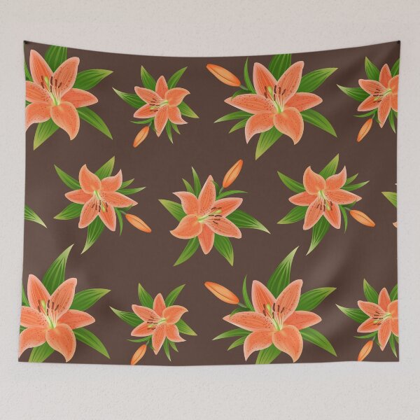 Item preview, Orange Lilium Flower In Blossom designed and sold by danikaVT.