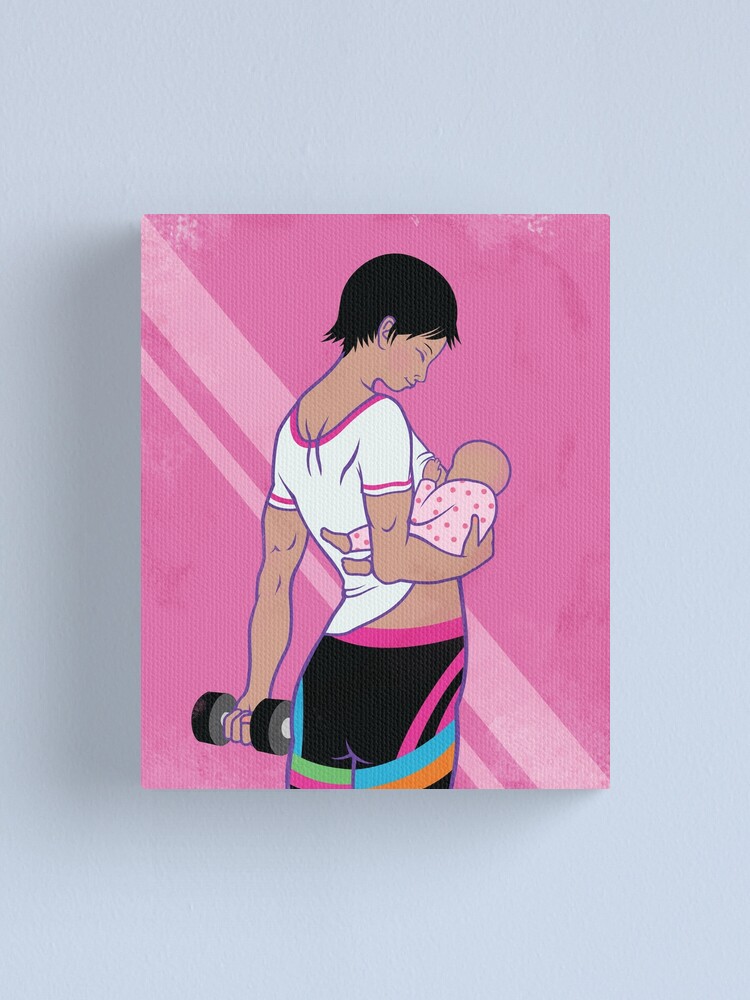 Alternate view of Mother Work Out Canvas Print