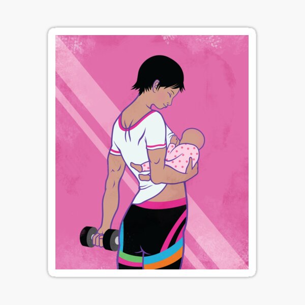 Mother Work Out Sticker
