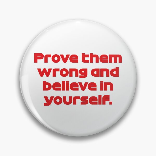 Item preview, MSC. Prove Them Wrong and Believe in Yourself - Best Team Radio British 2022 GP (Red) designed and sold by FilipeFerreira.