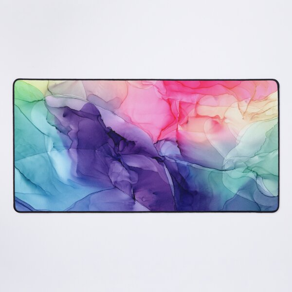 Item preview, Colorful Rainbow Flowing Abstract Painting designed and sold by Elizabeth  Karlson.