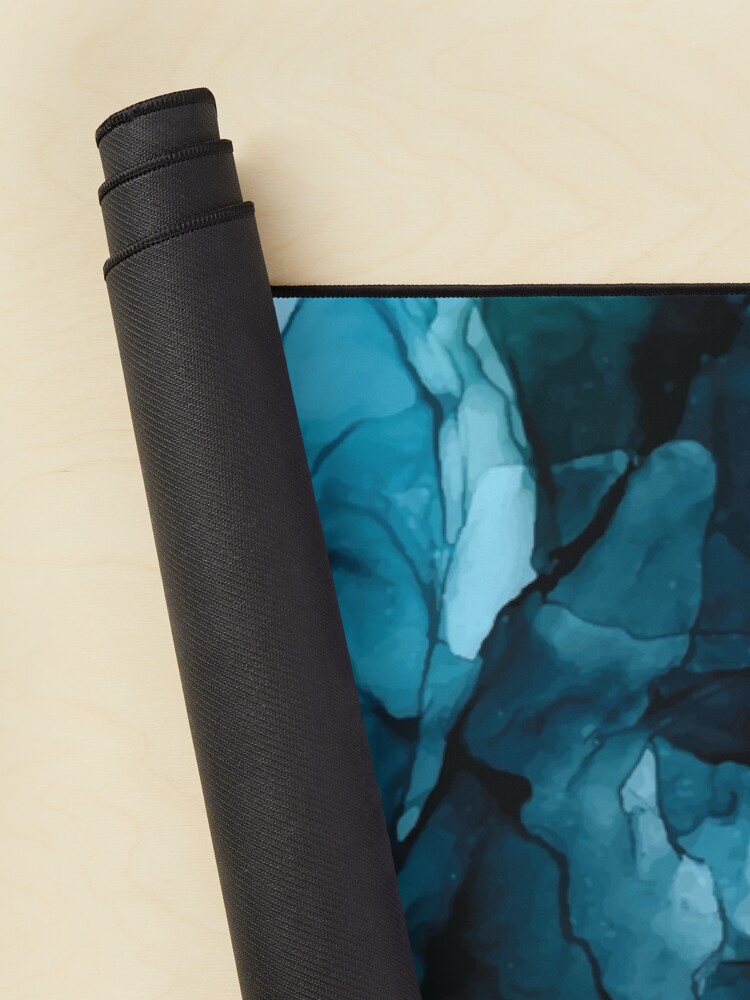 Alternate view of Salty Shores Colorful Abstract Painting Mouse Pad