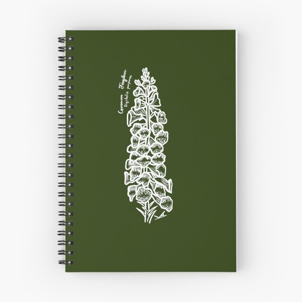 Item preview, Common Foxglove line art designed and sold by Fernheart Designs.