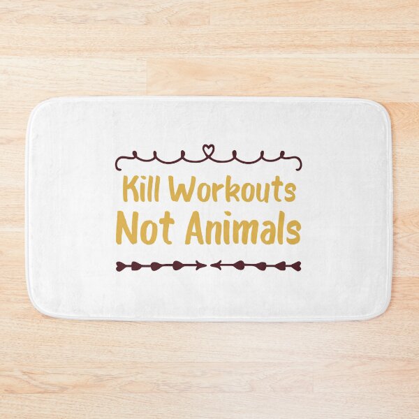 Item preview,  Kill Workouts Not Animals vegan Gym designed and sold by medbdj.