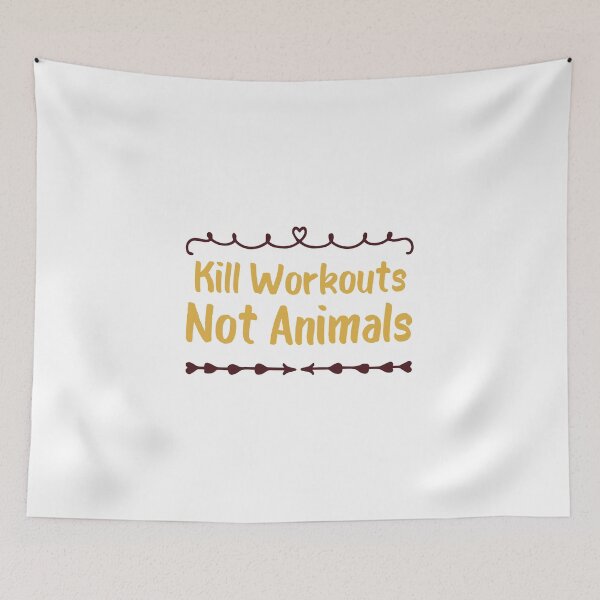Item preview,  Kill Workouts Not Animals vegan Gym designed and sold by medbdj.