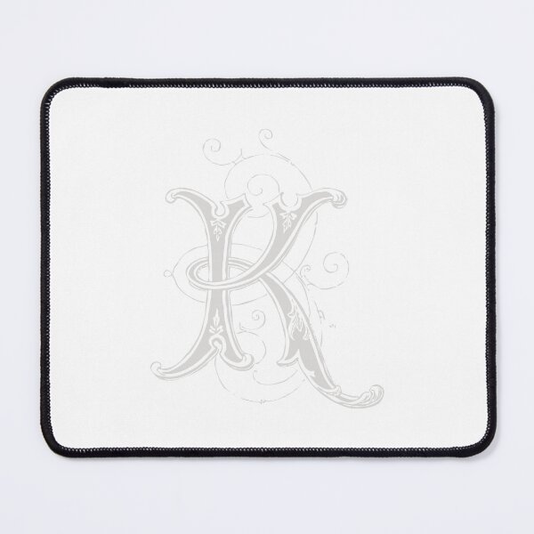 Item preview, Antique Letter K Monogram [light] designed and sold by silver6press.