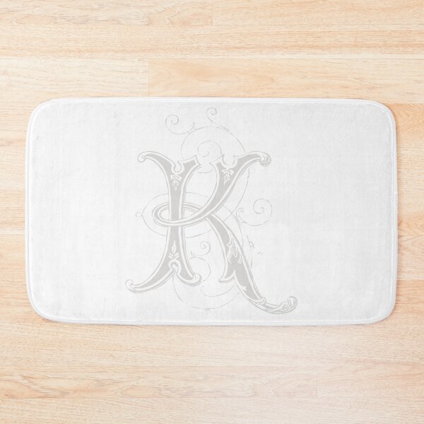 Item preview, Antique Letter K Monogram [light] designed and sold by silver6press.