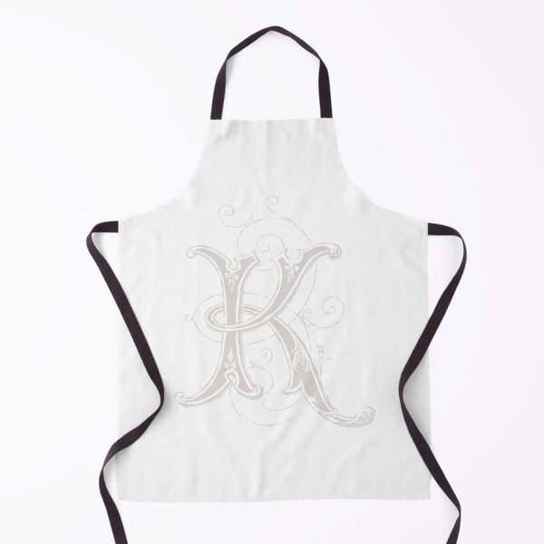 Item preview, Antique Letter K Monogram [light] designed and sold by silver6press.