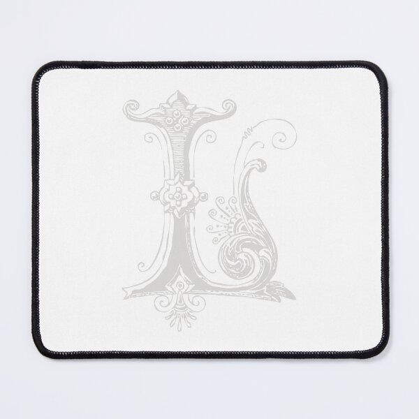 Item preview, Antique Letter L Monogram [light] designed and sold by silver6press.