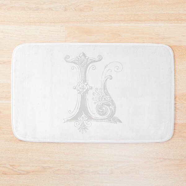 Item preview, Antique Letter L Monogram [light] designed and sold by silver6press.