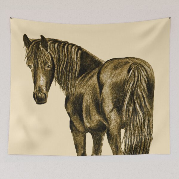 Item preview, Friesian horse - gold colored version designed and sold by SylvieG18.