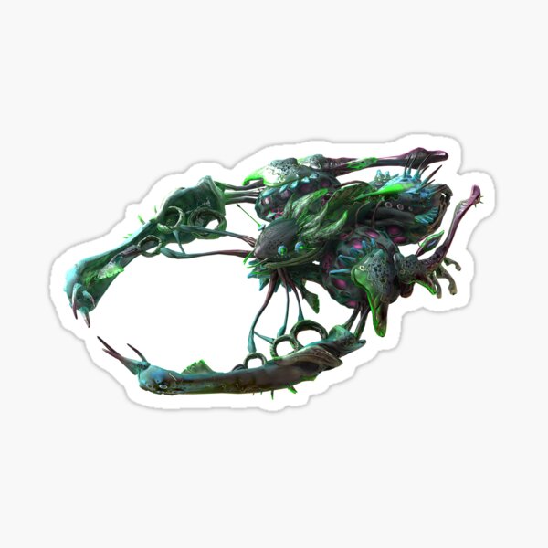 Orchid Mothership Sticker Glossy Sticker