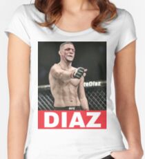 nate diaz 209 Women's Fitted Scoop T-Shirt