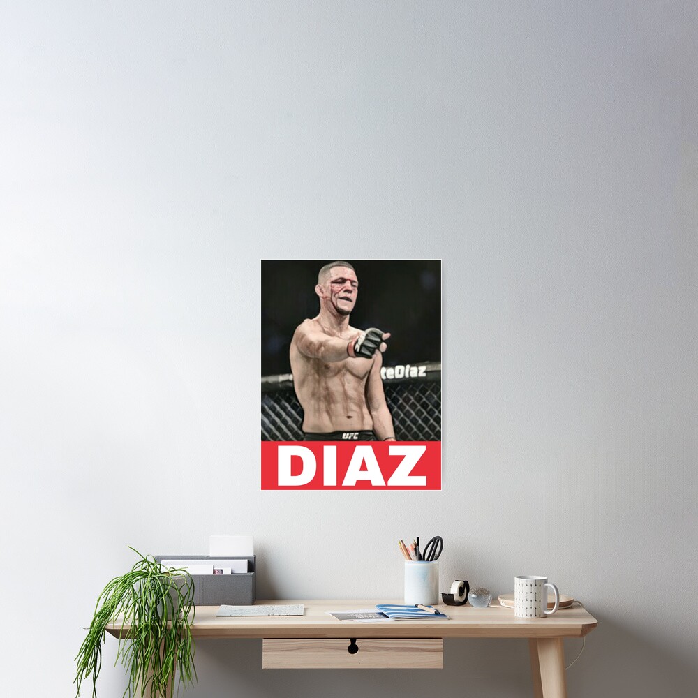 "nate diaz 209" Poster by NickNateDiaz | Redbubble