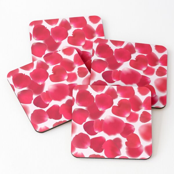 Item preview, Red rose petals pattern designed and sold by Metal Sphere.