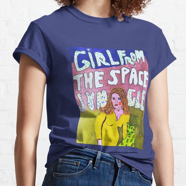 Girl from the space jungle by Benjamin Schoos T-shirt classique