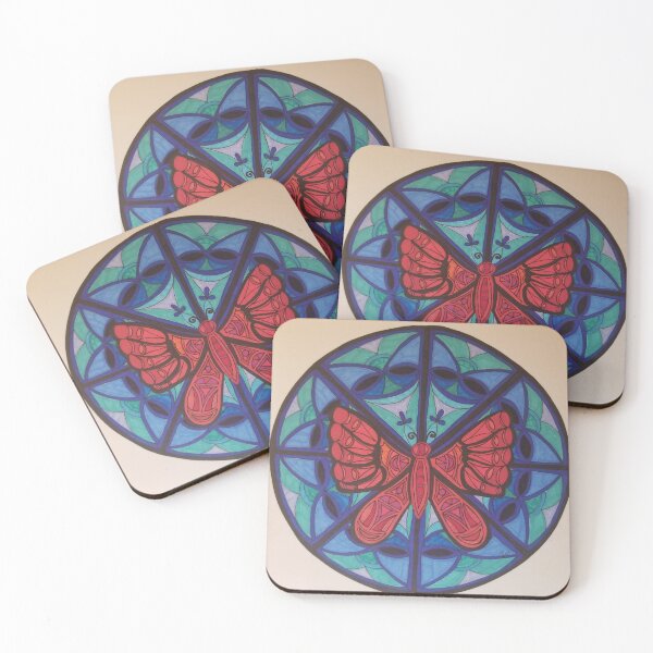 Item preview, Butterfly mandala designed and sold by Jennifer SquillaceMiller.