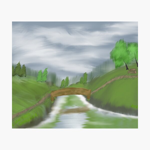 Happy Little Park Photographic Print