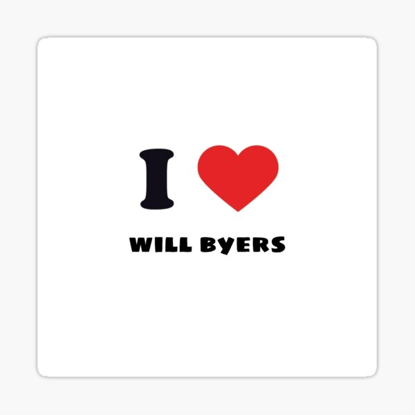 Item preview, i <3 will byers designed and sold by mar4ud3r.