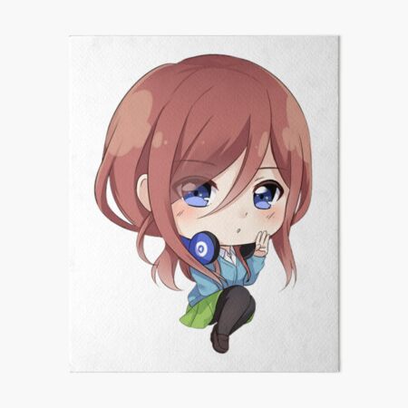 Miku Nakano, Quintessential Quintuplets, Anime Waifu, 5-toubun no Hanayome,  Nino Poster for Sale by boutique shop