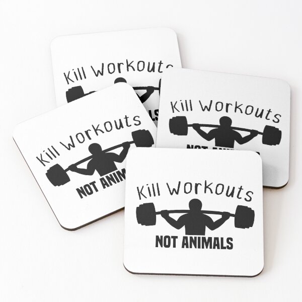 Item preview, Kill Workouts Not Animals vegan Gym designed and sold by medbdj.