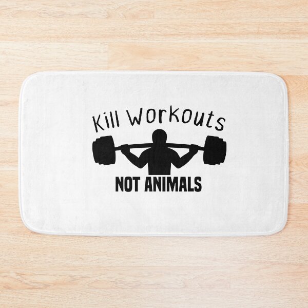 Item preview, Kill Workouts Not Animals vegan Gym designed and sold by medbdj.