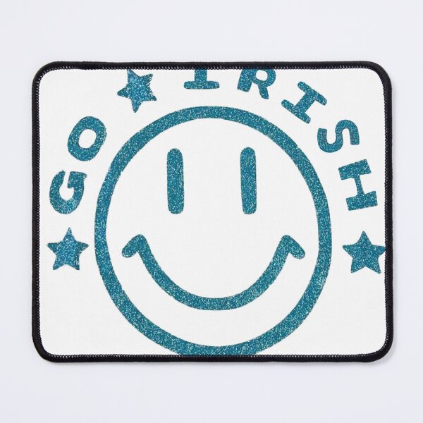 Item preview, Notre Dame Blue Glitter Smile designed and sold by emma-pano.
