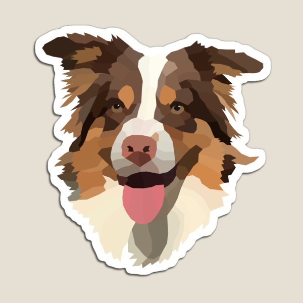 Kühlschrankmagnet Magnet Flaschenöffner Australien Sheperd Hund 