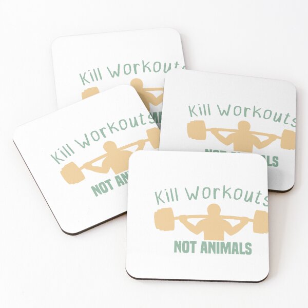 Item preview, Kill Workouts Not Animals vegan Gym designed and sold by medbdj.