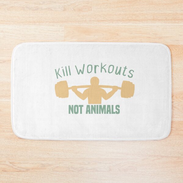 Item preview, Kill Workouts Not Animals vegan Gym designed and sold by medbdj.