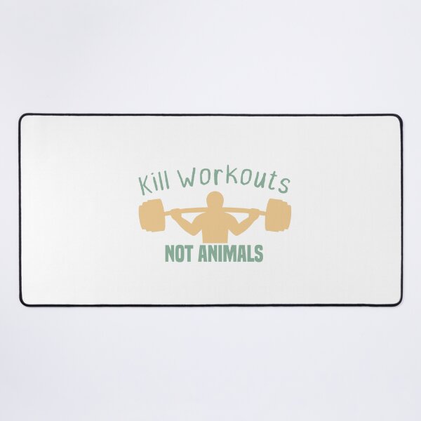 Item preview, Kill Workouts Not Animals vegan Gym designed and sold by medbdj.