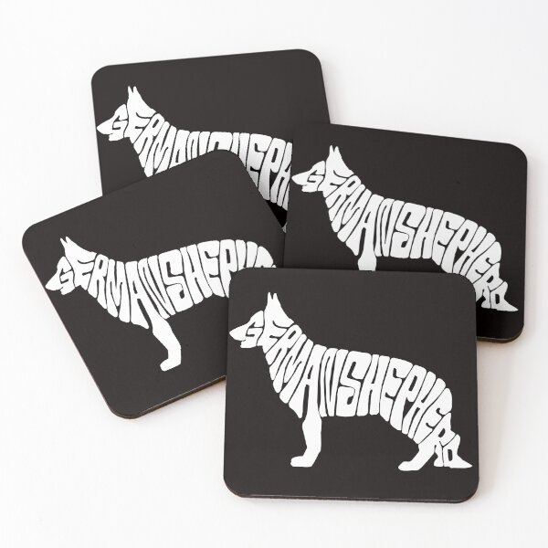 Item preview, german shepherd calligram designed and sold by pat227jc.