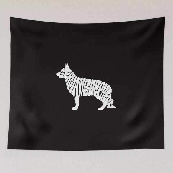 Item preview, german shepherd calligram designed and sold by pat227jc.
