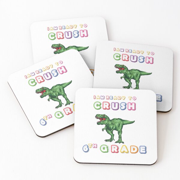 Item preview, Funny Dinosaur I Am Ready To Crush 6Th grade designed and sold by Med ing.