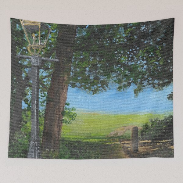 Item preview, Lamppost Meadow  designed and sold by ReneeDixonArt.