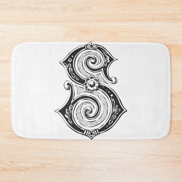 Item preview, Atique Letter S Monogram [dark] designed and sold by silver6press.
