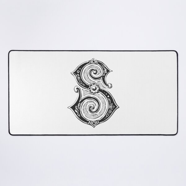 Item preview, Atique Letter S Monogram [dark] designed and sold by silver6press.
