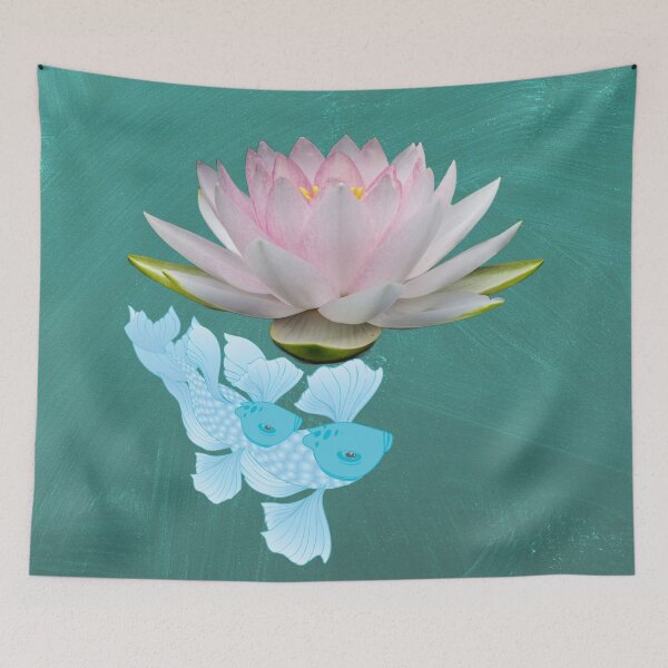 Item preview, Aquatic Pink Water Lily  designed and sold by LanaDevon.